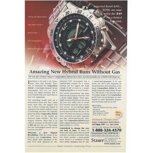 2010 Stauer Compendium Hybrid Watch Full Page Print Ad Burnsville Minnesota u